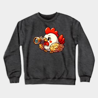 Astronomy chicken Crewneck Sweatshirt